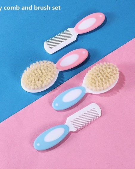 baby wool brush & comb set