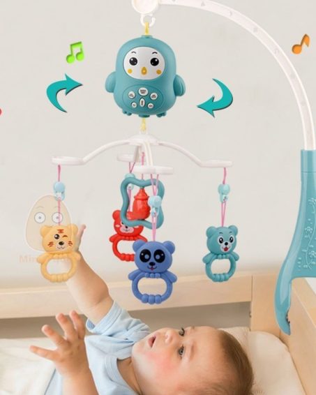 Removable Musical Hanging baby toy baby bed