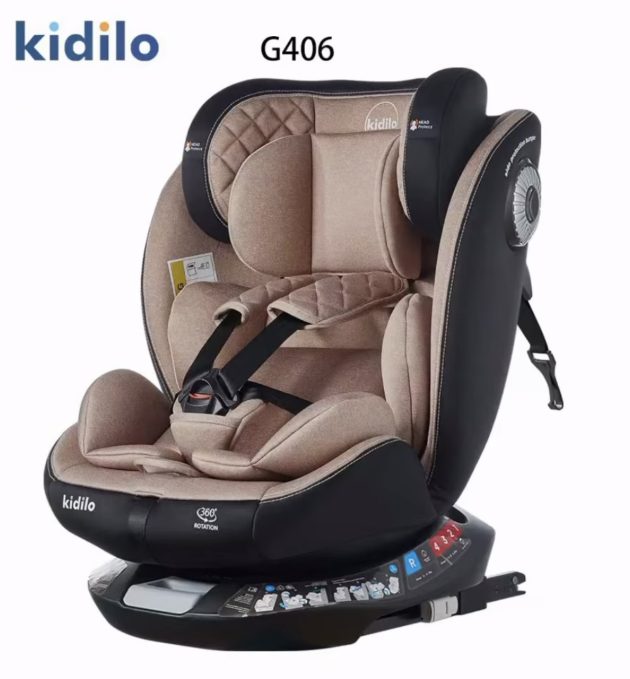 Carseat kidilo isofix 360 degree
