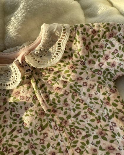 Jumpsuit girls- two layers of cotton