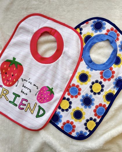 Baby bibs 2 layers