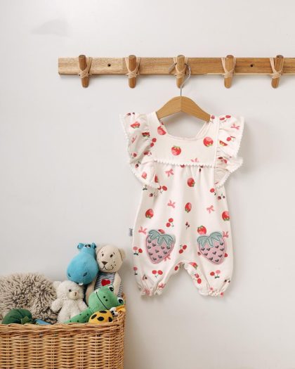 Jumpsuit strawberry