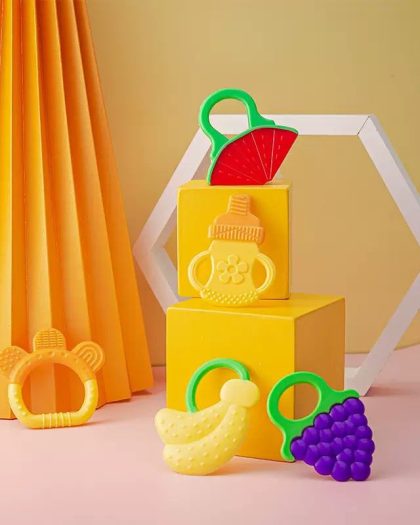 Silicone teether