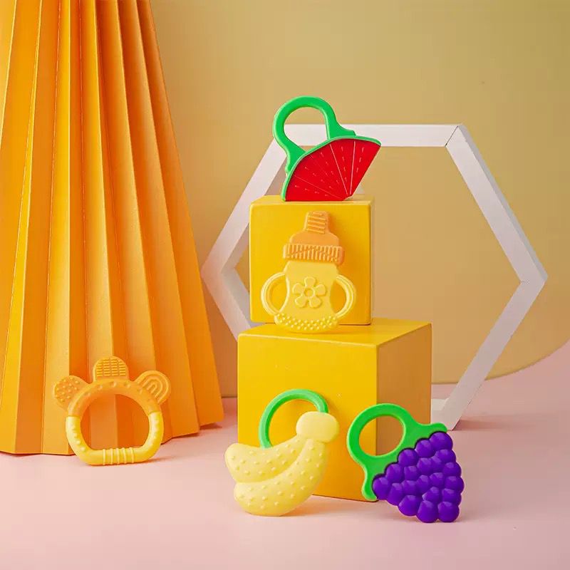 Silicone teether
