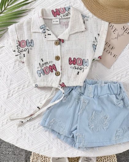 Set 2 pieces baby girl