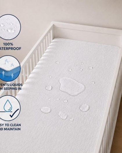 Waterproof Baby Crib Cover