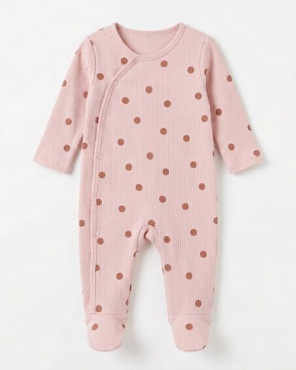 Jumpsuit pink cotton