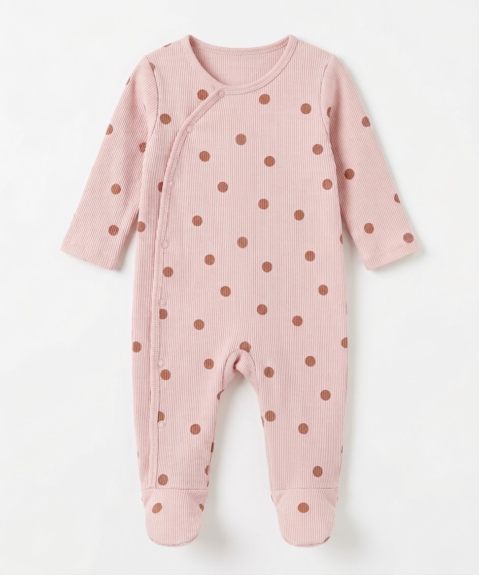 Jumpsuit pink cotton